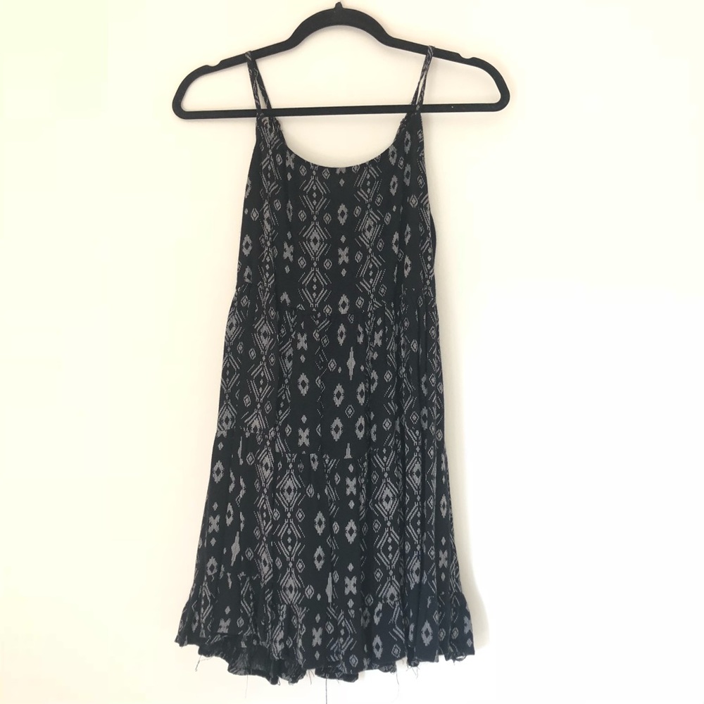 geometric patterned dress